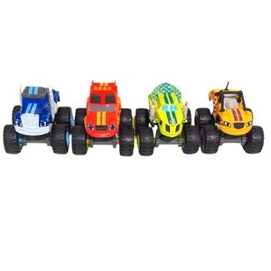 Blaze Diecast 4 Pack Trucks